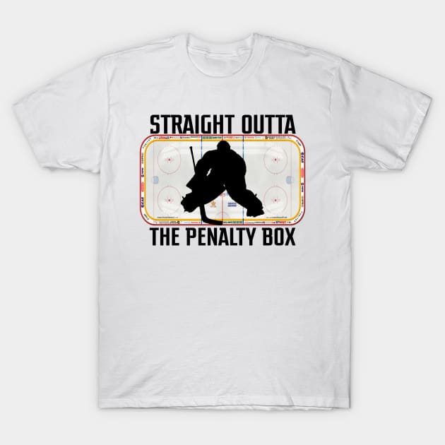 Straight Outta The Penalty Box T-Shirt by Titou design